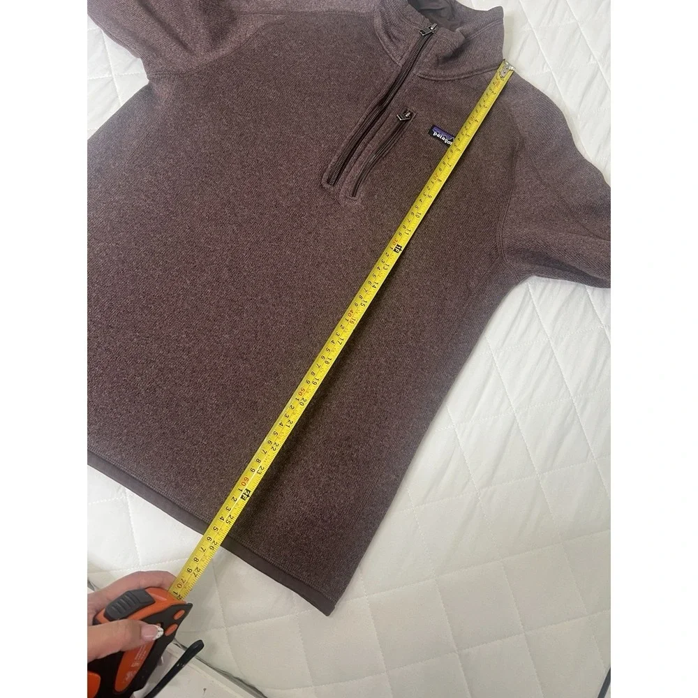 Patagonia Better Sweater 1/4‎ Zip Pullover Unisex Brown Fleece Casual Outdoor M